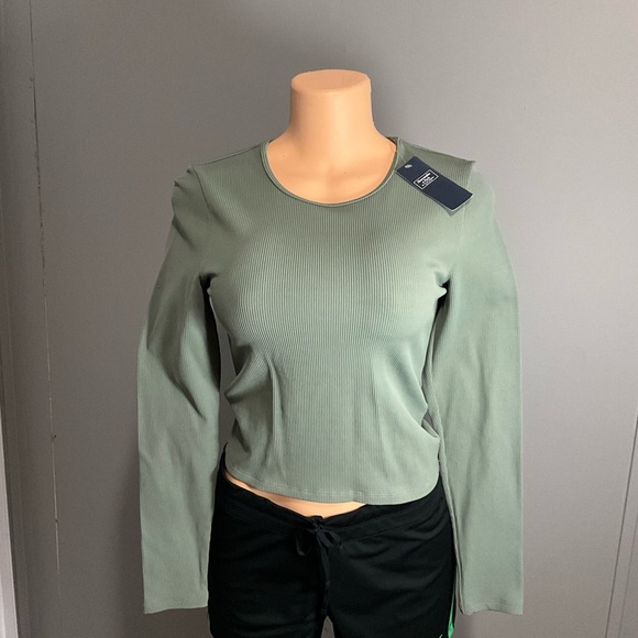 Ambercombie long sleeve blouse women’s size midi am - Picture 6 of 7